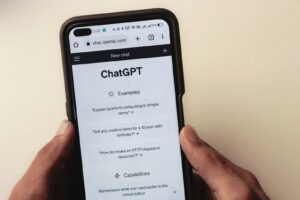 Smartphone avec application de messagerie