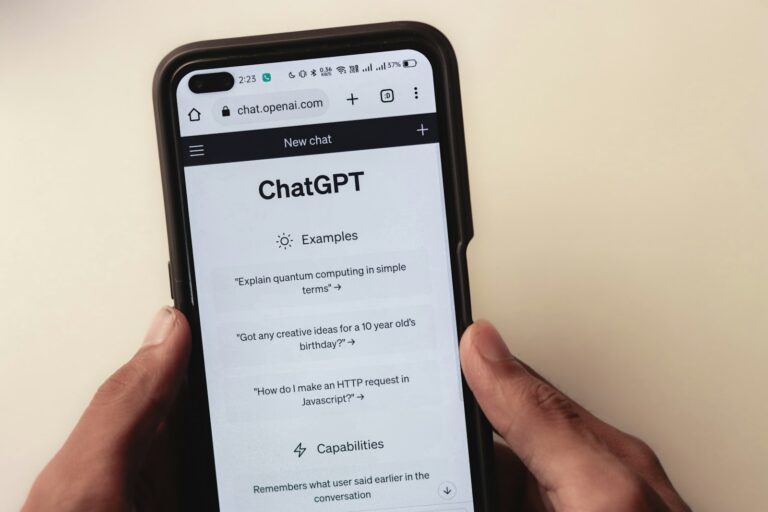 Smartphone avec application de messagerie